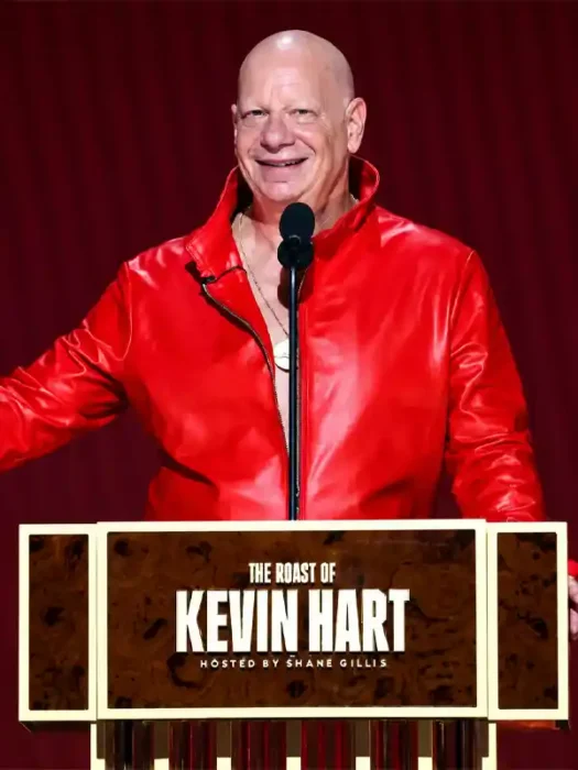 The Roast of Jeff Ross Red Leather Jacket