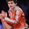 Timothée Chalamet Avirex Orange Jacket