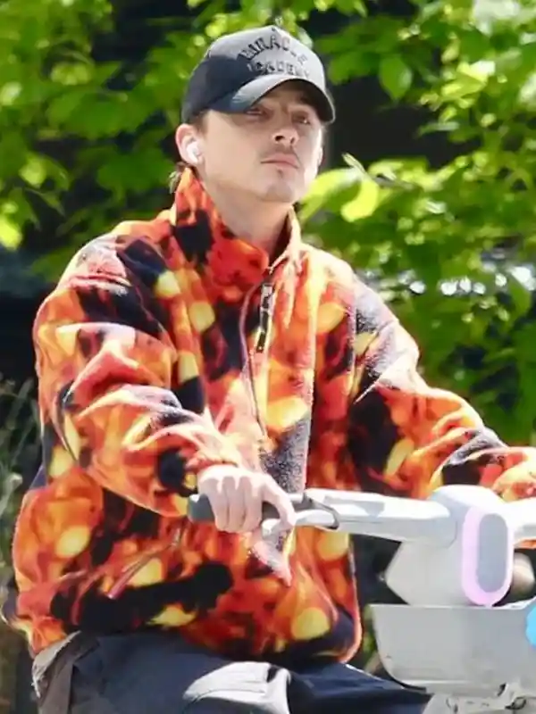 Timothee Chalamet Bike Ride 2026 Jacket