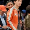 Timothée Chalamet Orange Jacket