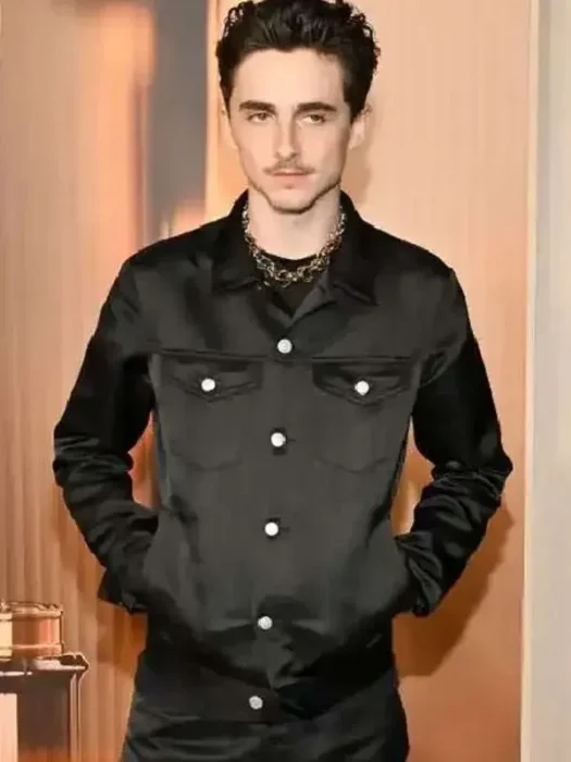 Timothee Chalamet Oscars Dinner Black Jacket