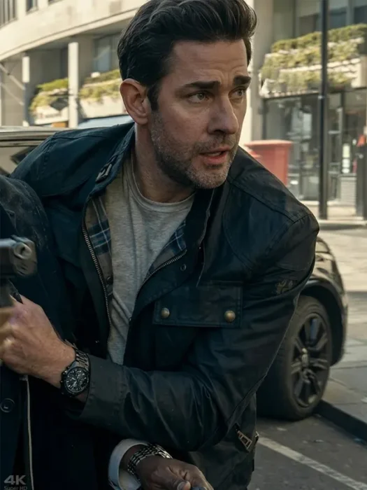 Tom Clancys Jack Ryan Ghost War John Krasinski Black Jacket