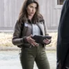 Tracker S01 Sofia Pernas Shearling Leather Jacket