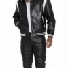 Uncompromising Faux Leather Jacket