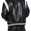 Uncompromising Faux Leather Jacket Back