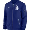 Unisex Los Angeles Dodgers 2025 Dugout Blue Bomber Jacket