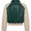 Walk The Hallways Varsity Jacket - Green combo Back