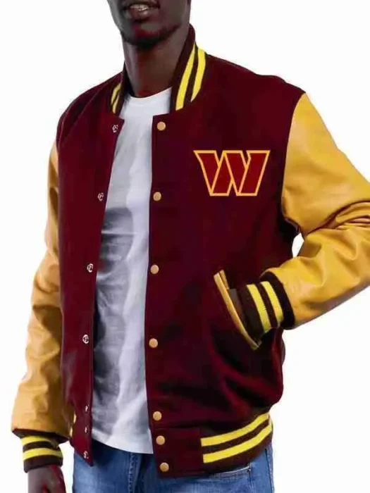 Washington Commanders Varsity Jacket