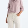 Womens Glacier Pink Half Zip Jacket