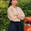 XO Kitty Lana Condor Beige Jacket