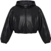 Young Mogul Faux Leather Jacket - Black
