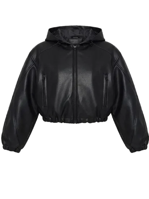 Young Mogul Faux Leather Jacket - Black