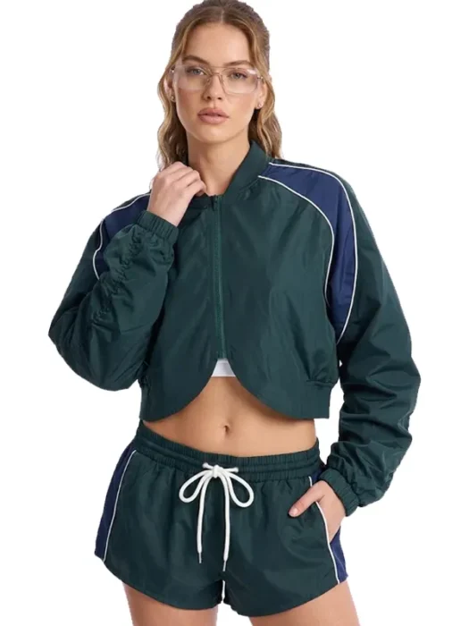 Your Best Shot Double Zip Windbreaker Jacket