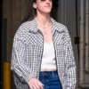 2026 Caitlin Clark Checked Chambray Jacket