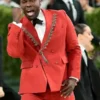 2026 Met Gala Joshua Henry Red Blazer