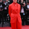 79th Annual Cannes Film Festival Monia Chokri Red Blazer