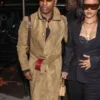 A$AP Rocky New York City 2026 Brown Coat