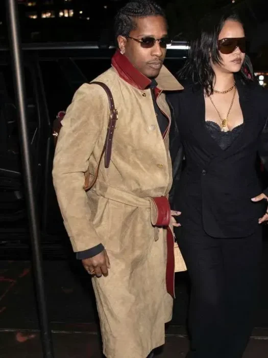 A$AP Rocky New York City Brown Coat