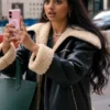 Abhinaya Chilukuri Not Suitable for Work Leather Jacket