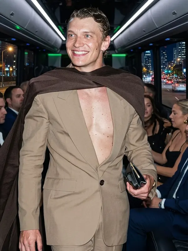 After Party Connor Storrie Brown Blazer