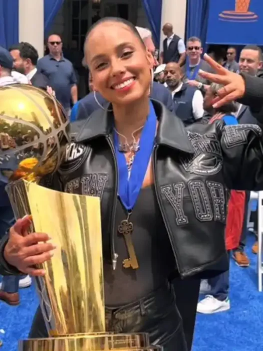 Alicia Keys Knicks Victory Parade Concert Jacket
