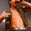 American Benson Boone Heart World Tour Leather Vest