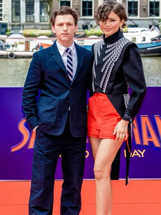 Amsterdam Spider Man Brand New Day Tom Holland Blue Blazer