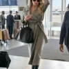 Angelina Jolie Couture Grey Coat