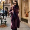 Anne Hathaway NYC Bomber Coat