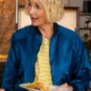 Anne The Four Seasons Blue Satin Jacket