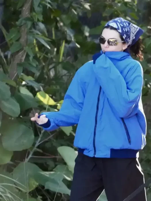 Australia Kendall Jenner Blue Bomber Jacket
