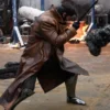 Avengers Doomsday 2206 Gambit Brown Leather Long Coat