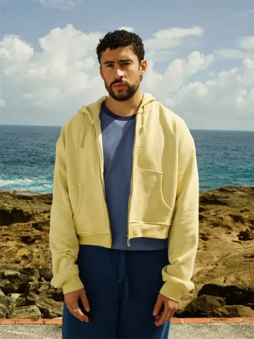 Bad Bunny Yellow Oversize Hoodie