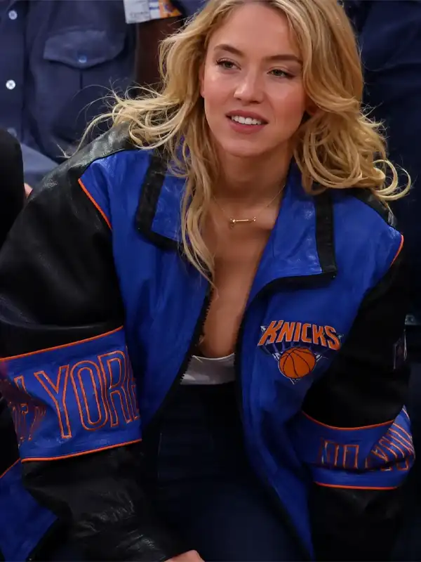 Basketball Finals Sydney Sweeney Knicks Jacket