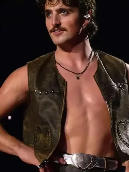 Benson Boone American Heart World Leather Vest