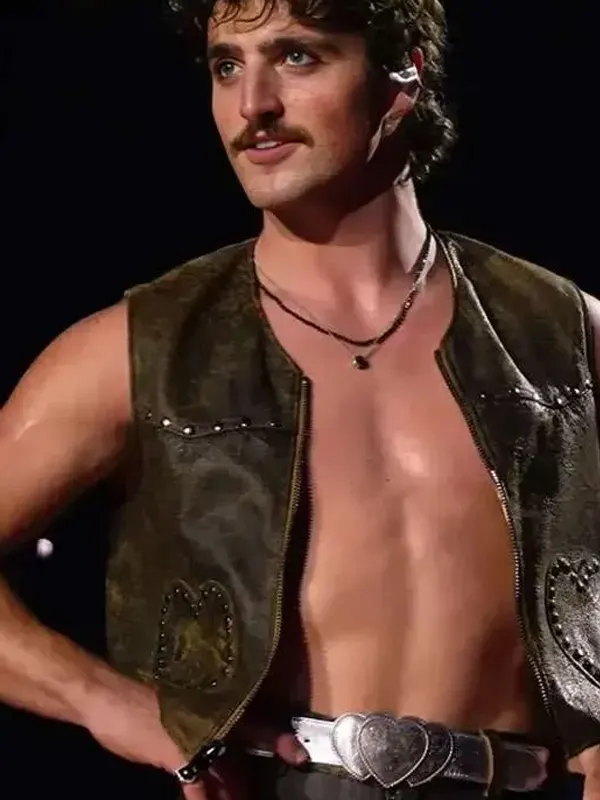 Benson Boone American Heart World Leather Vest