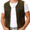 Benson Boone American Heart World Tour Leather Vest