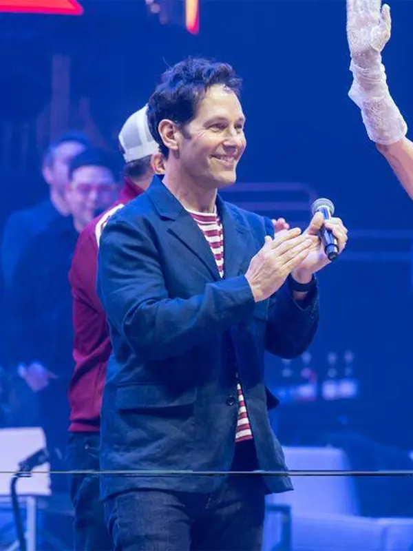 Big Slick Celebrity Weekend KC Paul Rudd Blue Blazer