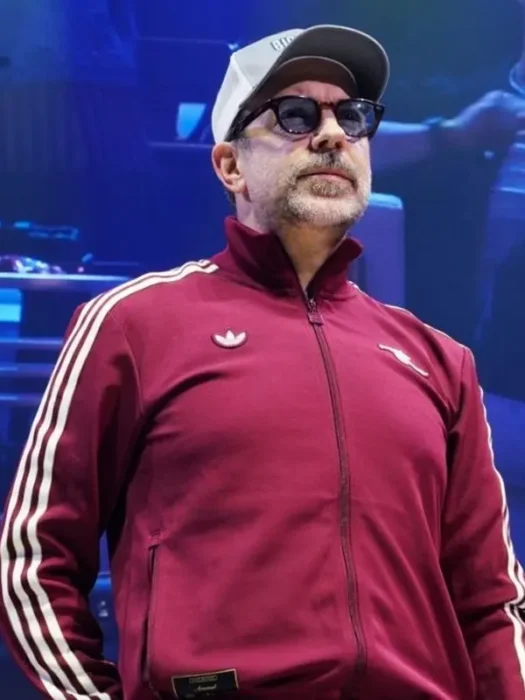 Big Slick Jason Sudeikis Maroon Track Jacket