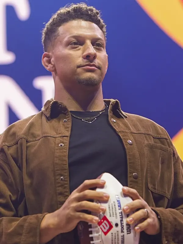 Big Slick KC 2026 Patrick Mahomes Brown Corduroy Jacket