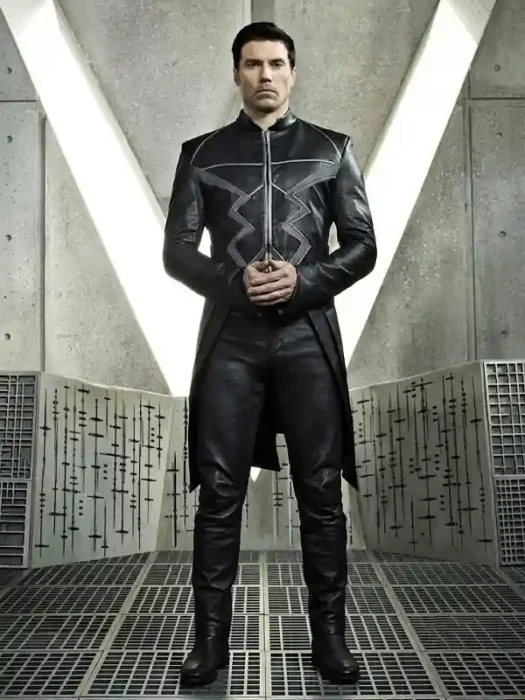 Black Bolt Inhumans Mid Length Coat