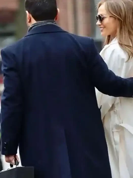 Brett Goldstein Office Romance Blue Coat Back