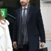 Brett Goldstein Office Romance Blue Wool Coat