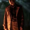 Bruce Brown Leather Trench Coat
