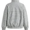 Caitlin Clark Checked Chambray Jacket Back
