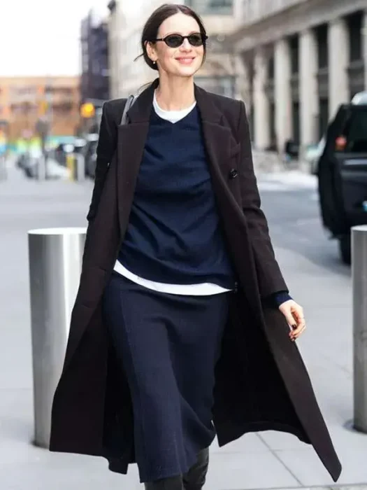Caitriona Balfe Wool Coat