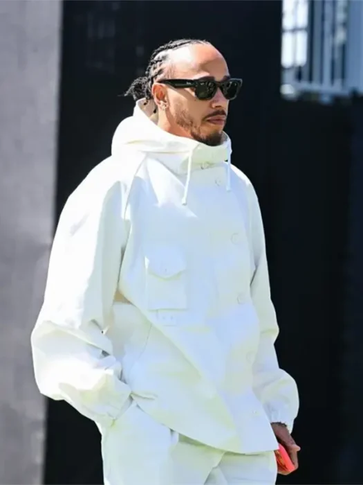 Canadian GP 2026 Lewis Hamilton White Jacket