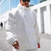 Canadian GP Lewis Hamilton White Jacket