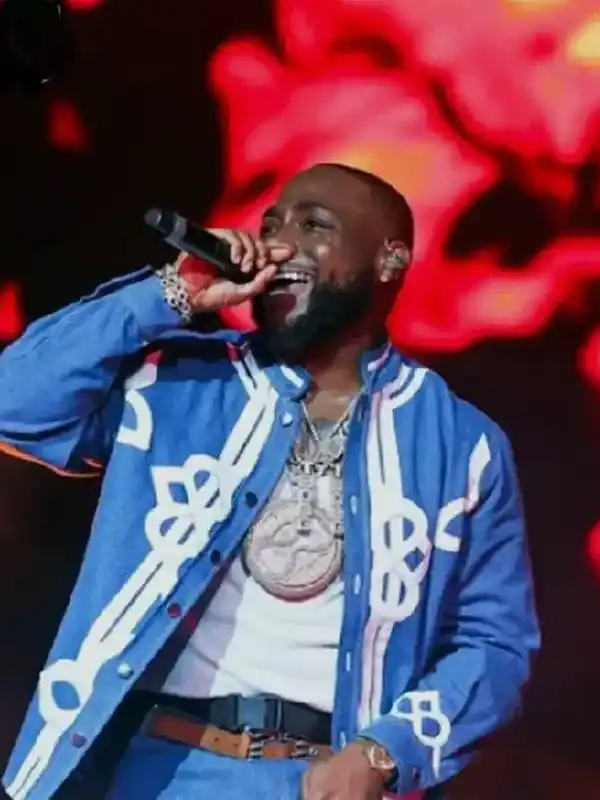 Davido Coachella 2026 Blue Track Jacket