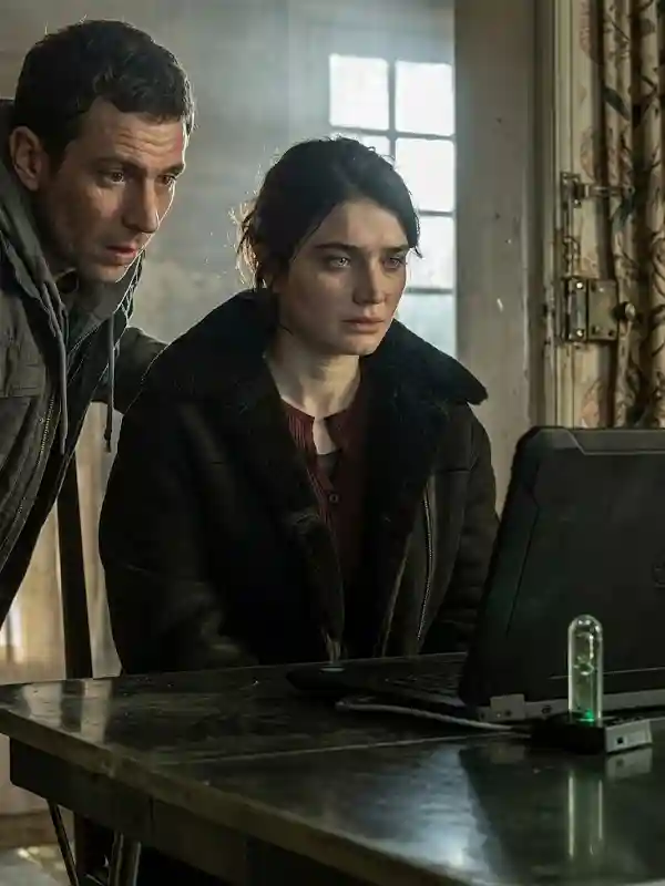 Disclosure Day Eve Hewson Shearling Jacket